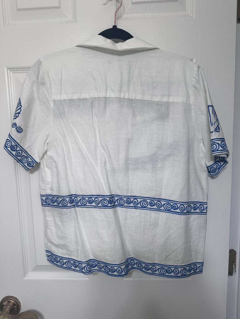 Madewell x Lisa Says Gah! Embroidered Button-Front Shirt NWT XS - Picture 5 of 9